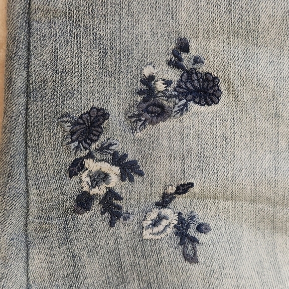 Democracy Ab"solution Embroidered Girlfriend Jeans Size 20W - Picture 13 of 14